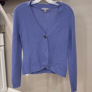 Cashmere by Charter Club Cardigan One Button Sweater Size XS